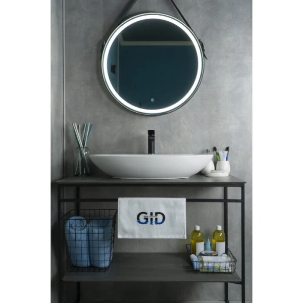 Раковина GID Lago N9435 73 см белая - фото 4