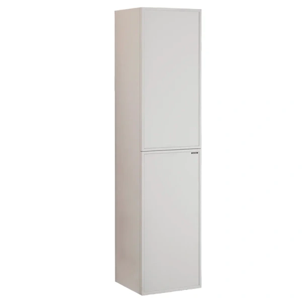 Шкаф-пенал подвесной Comforty Мадрид 40 см серый шёлк - фото 1