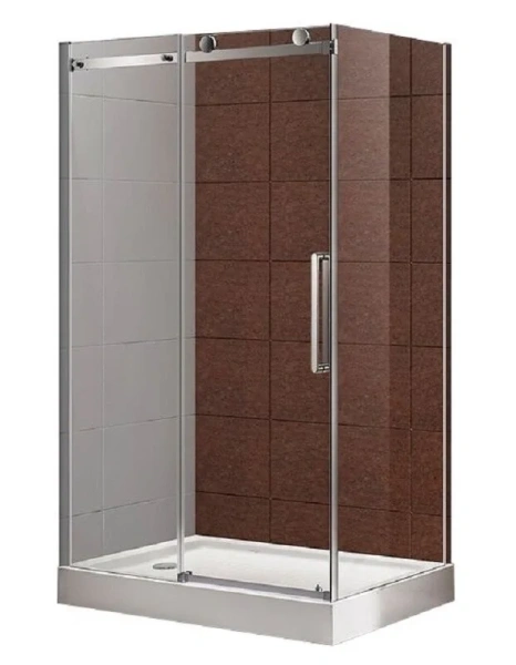 Душевой уголок Cezares Stylus M 130х100 см профиль хром - фото 1