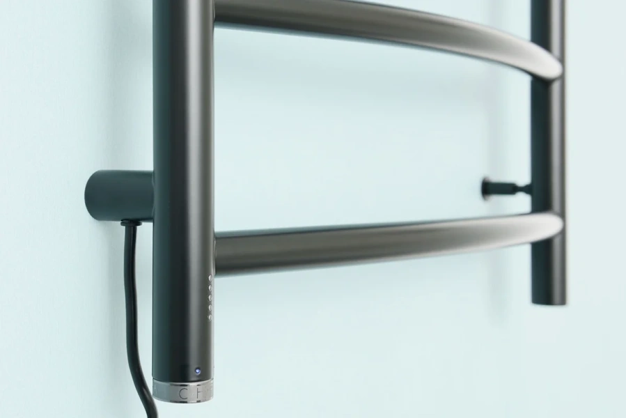 Полотенцесушитель электрический Сунержа Галант 4.0 50х60 см левый, черный матовый, лесенка, вертикальные - фото 4