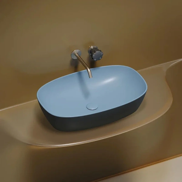 Раковина Ceramica Nova Element 60 см голубая - фото 3