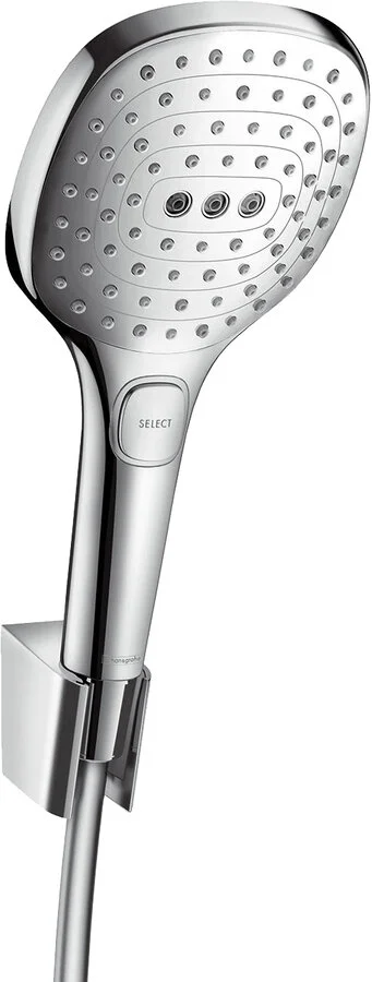 Душевая стойка Hansgrohe Raindance Select хром, с тропическим душем - фото 4
