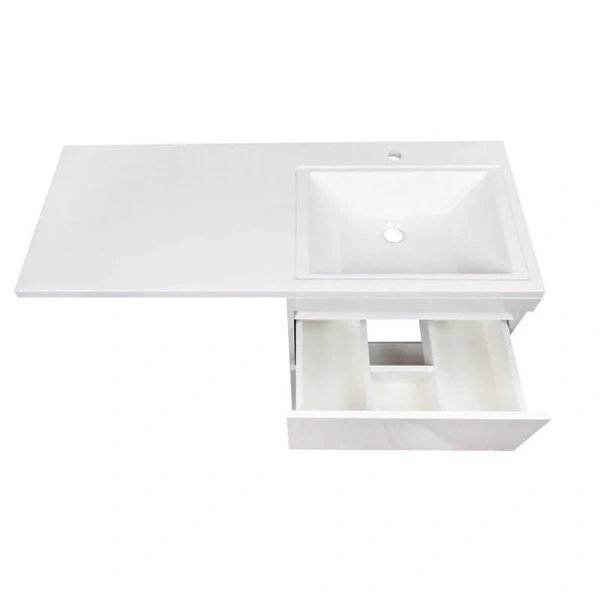 Тумба с раковиной напольная Style Line Даллас СС-00000 120 см с ящиками - фото 3