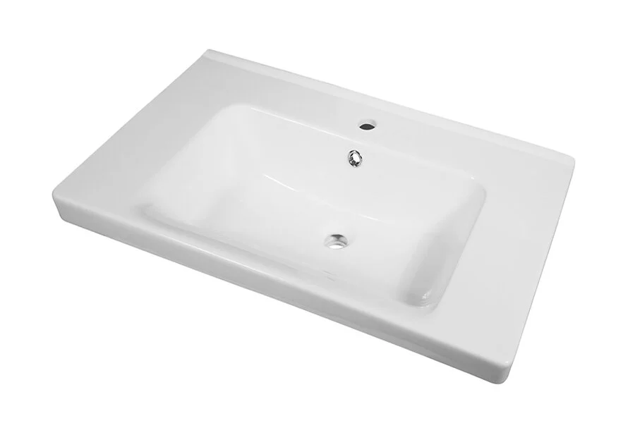 Тумба с раковиной подвесная Lemark Olivia LM08OL65T 65 см 2 ящика