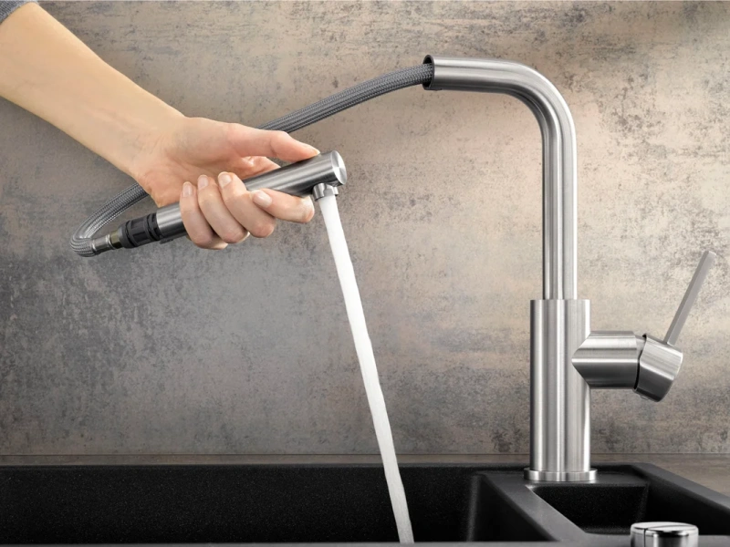 Смеситель для кухни Blanco Lanora-S нержавеющая сталь - фото 3