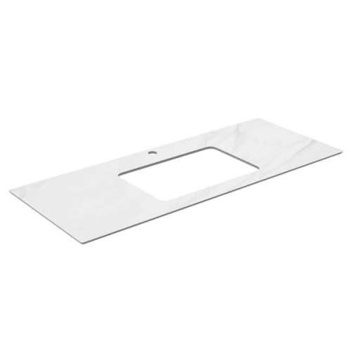 Столешница для встраиваемых снизу раковин Kerama Marazzi Plaza Classic 120 см Монте Тиберио натуральный, по запросу - фото 2