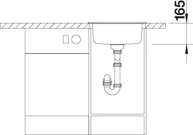 Мойка для кухни Blanco Rondosol 46 см круглая - фото 3
