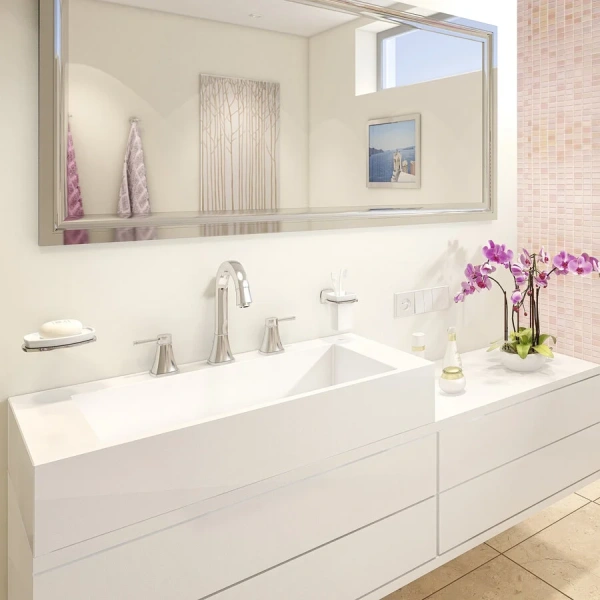 Смеситель для раковины, хром, Grohe Grandera 20389000, хром, золото, комбинированные - фото 4