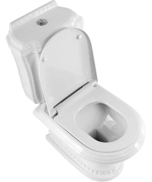 Унитаз компакт Cezares King Palace CZR-163-T горизонтальный выпуск, с горизонтальным, прямым выпуском, с прямым выпуском - фото 6