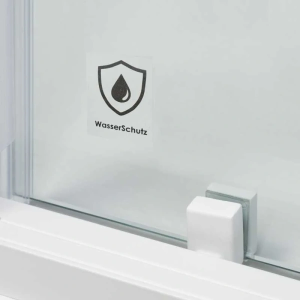 Душевой уголок WasserKRAFT Rhin 100х100 см профиль белый, раздвижные - фото 7