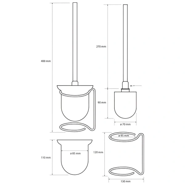 Ершик Bemeta Omega напольный - фото 2