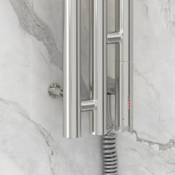Полотенцесушитель электрический Сунержа Терция 3.0 10.6х120 см правый без покрытия, вертикальные, узкие, другие - фото 4