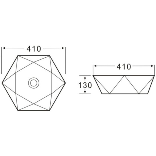 Раковина BelBagno 41 см накладная - фото 3