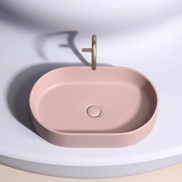 Раковина Ceramica Nova Element 60 см розовая, одинарные - фото 8