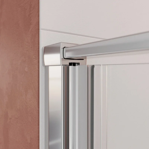 Душевая дверь в нишу Cezares Liner 90 см правая профиль хром, прозрачные - фото 7