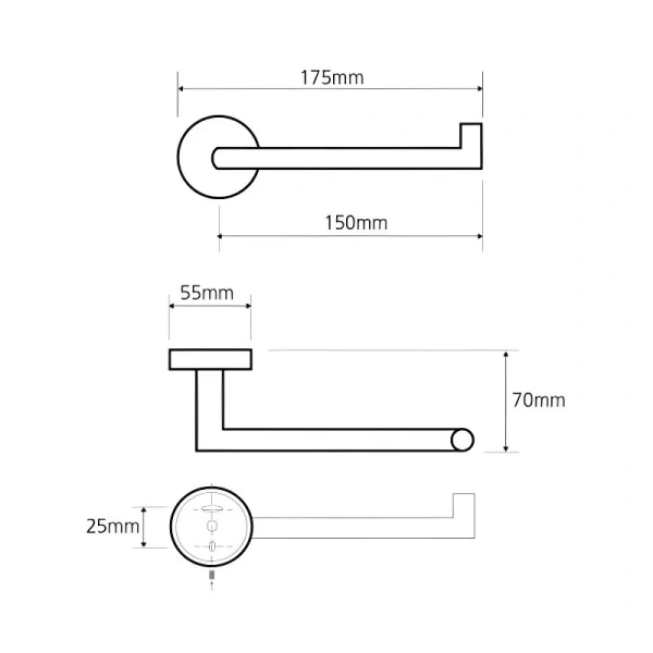 Бумагодержатель Bemeta Neo хром - фото 2