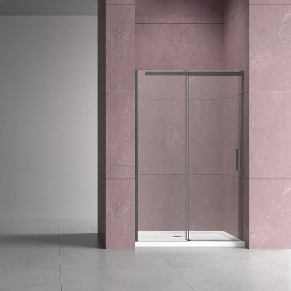 Душевая дверь в нишу Vincea Dice VDS-4D130CL 130 см обработка стекла Easy Clean