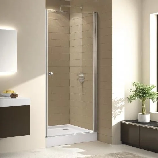 Душевая дверь в нишу Cezares Eco 95 см стекло прозрачное - фото 1