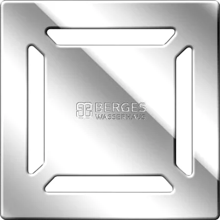 Душевой трап BERGES ZENTRUM Norma 15 см хром, в наличии - фото 6