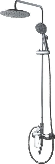 Душевая стойка Bravat Rhein со смесителем - фото 1