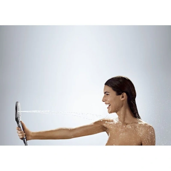 Душевая лейка хром-белый Hansgrohe Raindance Select, душевые лейки index_1 - фото 6