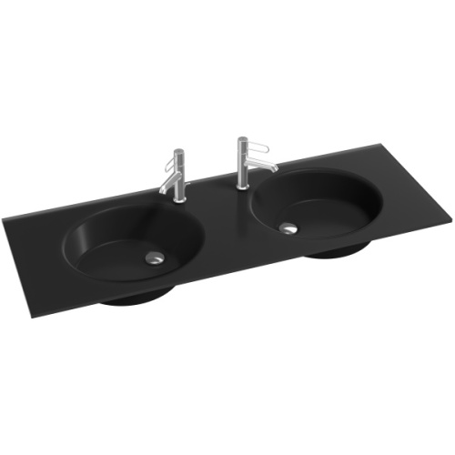 Раковина Jacob Delafon Odeon Rive Gauche EB2566-DE 141 см стеклянная - фото 3