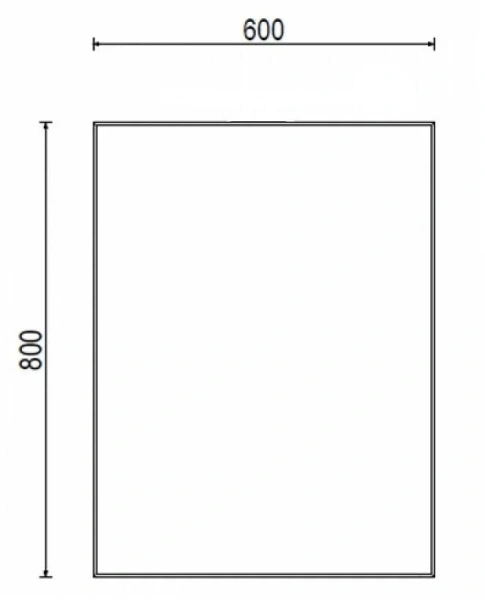 Зеркало Акватон Брук 60 см без рамы, современные, hi-tech - фото 3