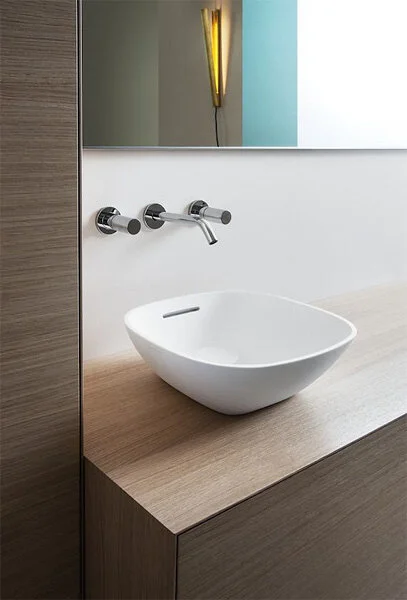 Раковина Laufen Ino 35 см белая без покрытия LCC, накладные (на столешницу), пристенные - фото 3