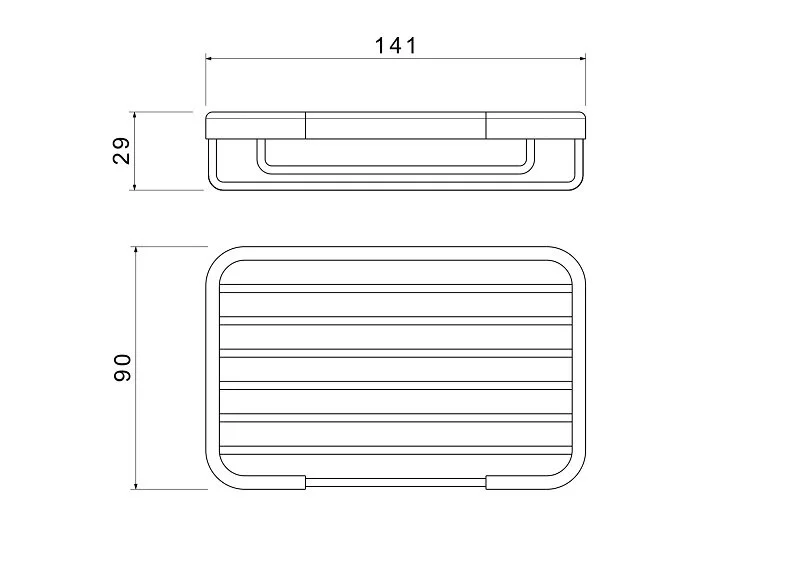 Мыльница Акватек золото шлифованное - фото 2