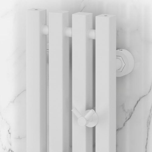 Полотенцесушитель водяной Сунержа Сатерленд PRO 15х120 см белый матовый - фото 3