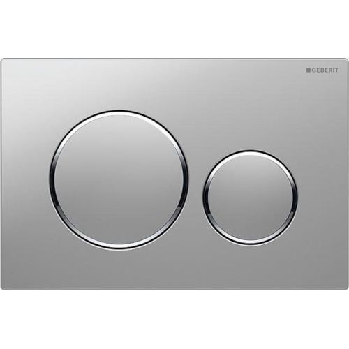 Клавиша смыва Geberit Sigma 20 хром матовый/обод хром глянцевый противоотпечатковая поверхность - фото 8