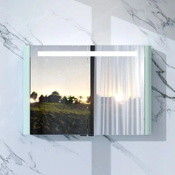 Зеркальный шкаф с подсветкой Am.Pm Sensation M30MCX1001 100 см МДФ