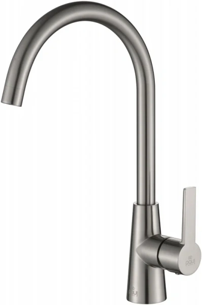 Смеситель для кухни Paulmark Holstein никель - фото 1