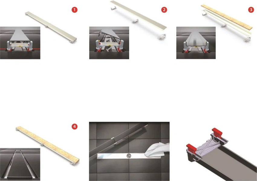 Душевой лоток BERGES C1 Norma 80 см черный матовый, нет в наличии - фото 7