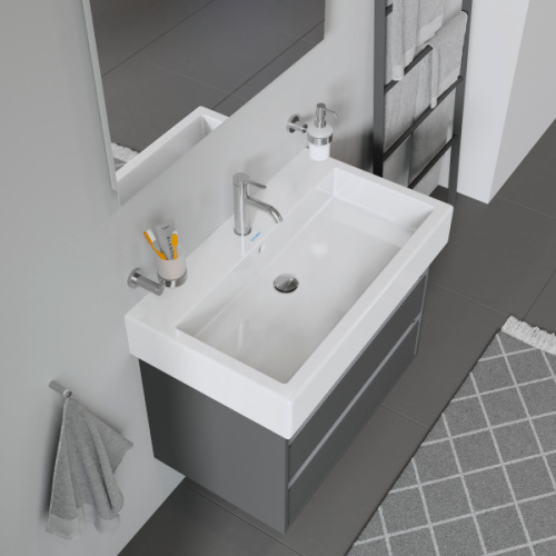Раковина Duravit Vero 80 см белая - фото 2