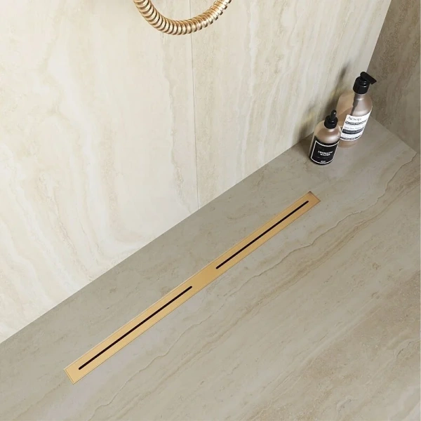 Душевой трап RGW SDR-52Gb 60 см золото Brush - фото 4