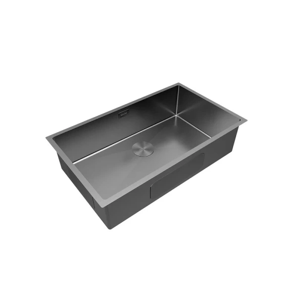 Мойка для кухни Paulmark Next 74 вороненая сталь, из нержавеющей стали, стальные, металлические - фото 3