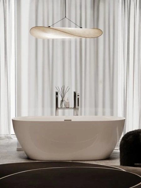 Ванна акриловая Ceramica Nova Fusion 170x80 см отдельностоящая, без гидромассажа, большие - фото 6