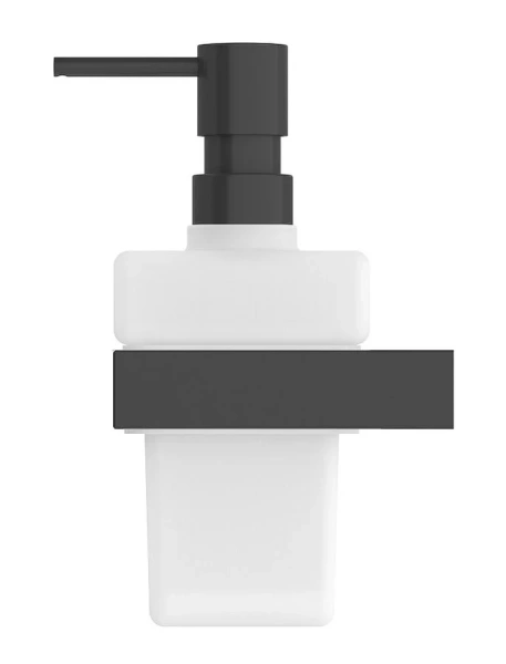 Дозатор для мыла Cezares Slider черный матовый - фото 3