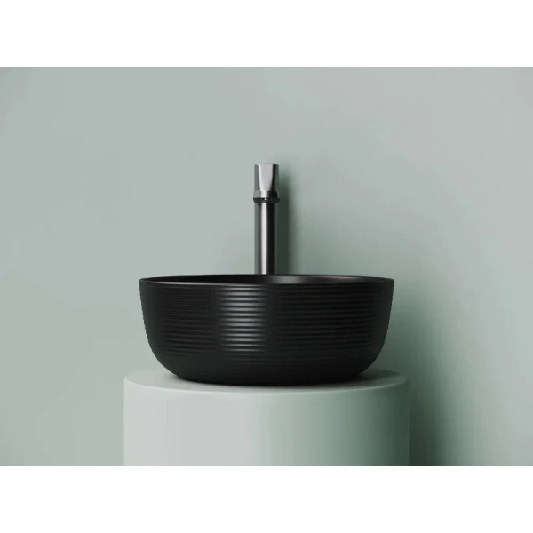 Раковина Ceramica Nova Element 35 см черная матовая - фото 4