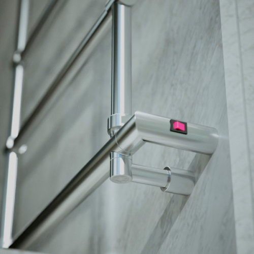 Полотенцесушитель электрический Margaroli Sole 542 Box, 4 секции, лесенка, вертикальные - фото 4