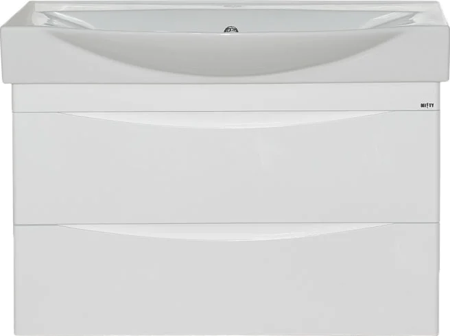 Тумба под раковину подвесная Misty Элвис 85 см белая