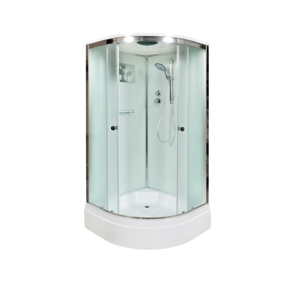 Душевая кабина Deto D 90x90 см с крышей - фото 1