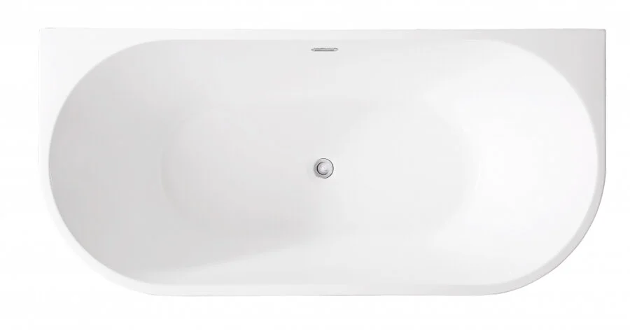 Ванна акриловая Bolu BL-323NS/150, 150 x 70 см, слив-перелив в комплекте, белый - фото 1