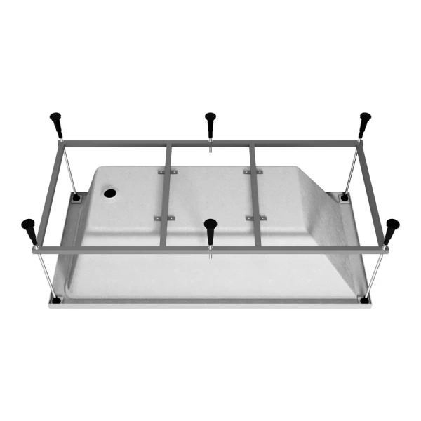 Ванна акриловая Vincea VBT-2G150-FR, 150 x 70 см, белая, 150 см - фото 9