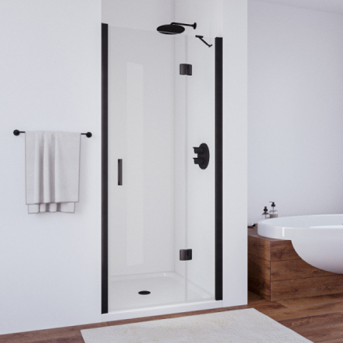 Душевая дверь стекло прозрачное Vegas-glass AFP 100 01 R, распашные - фото 6