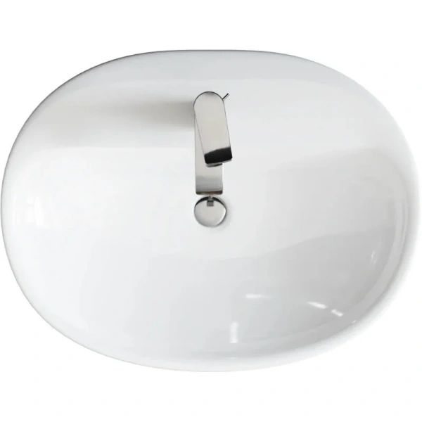 Раковина Brevita Doppio 60 см белая, 60 см - фото 6
