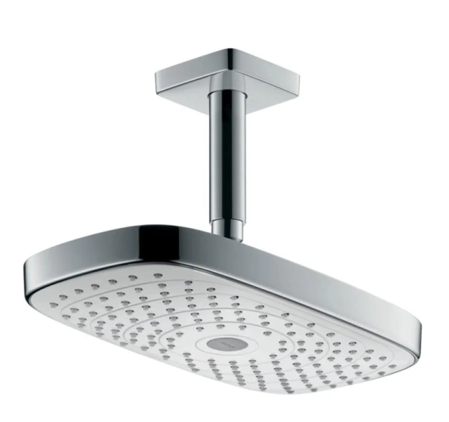 Верхний душ хром-белый Hansgrohe Raindance Select - фото 2