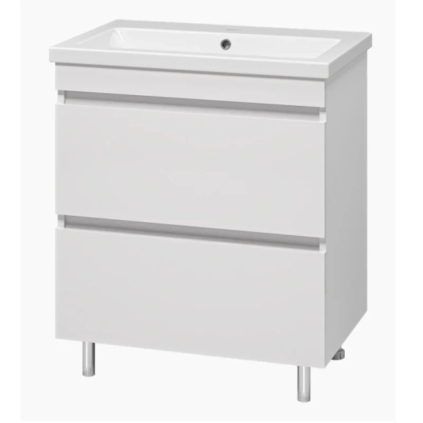 Тумба под раковину напольная Misty Енисей 70 см с 2 ящиками - фото 4