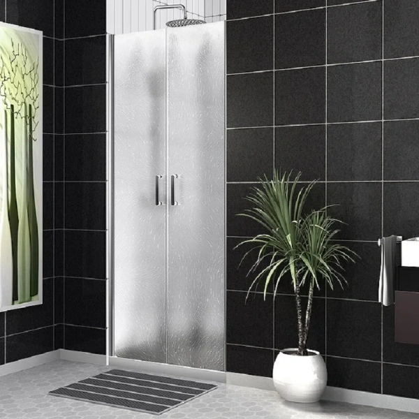 Душевая дверь в нишу BelBagno Uno 120 см стекло рифленое Punto - фото 3